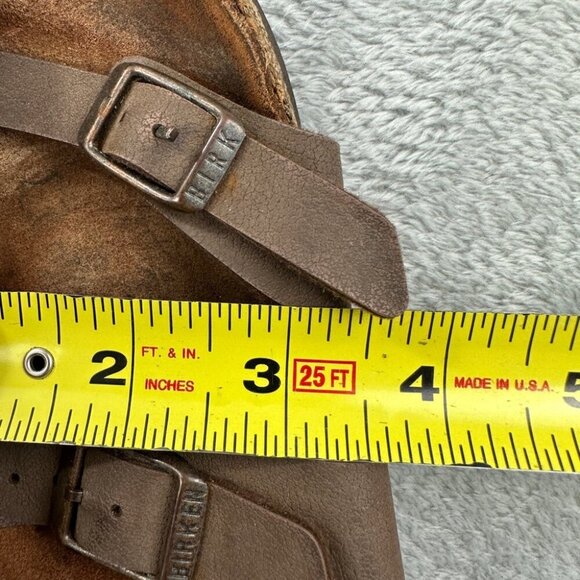 Birkenstock Miyari Brown Leather Sandals Women’s Size 37 EU - Picture 12 of 12
